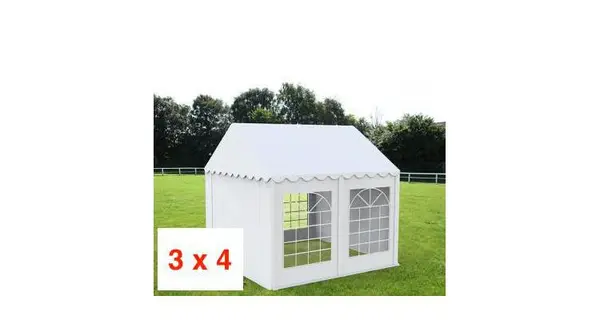 CORT EVENIMENTE ECONOMY ALB 3 x 4 M,PVC