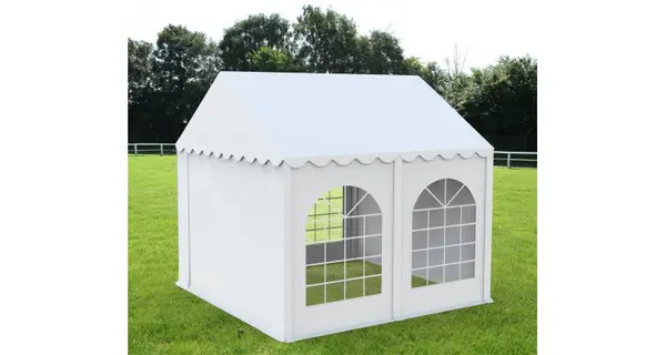 Cort pentru evenimente din PVC IGNIFUG ALB 3X3 M