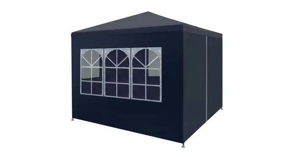Cort petreceri 3 x 3 m, albastru