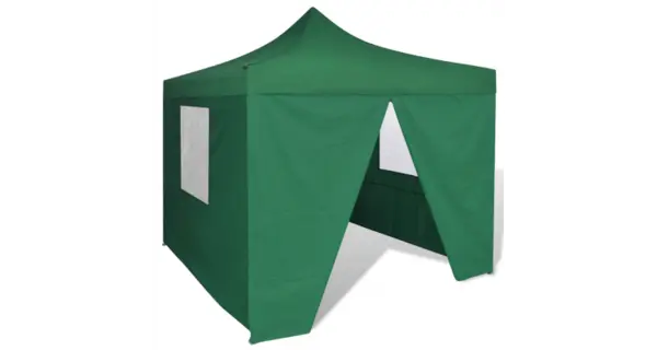 Cort pliabil 4 pereti 3 x 3 m Verde