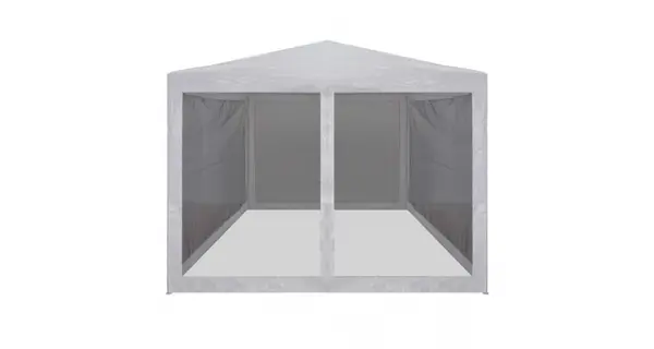 Cort pliabil de petrecere cu 4 pereti din plasa, 3 x 3 m