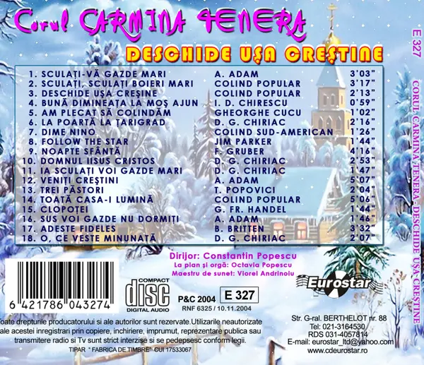 Corul Carmina Tenera - Deschide usa crestine | Carmina Tenera