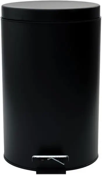 Coș de baie cu închidere silențioasă Estia - Classic, 12 l, negru mat