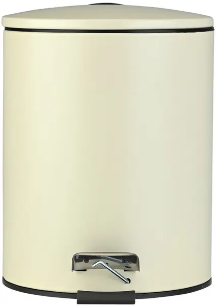 Coș de baie Estia - Classic, 5 l, fildeș mat