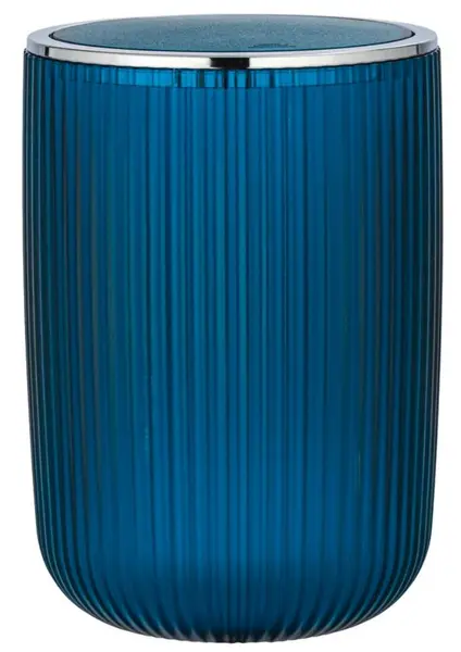 Coș de baie Wenko - Agropoli, 5,5 L, 19 x 27 cm, albastru închis