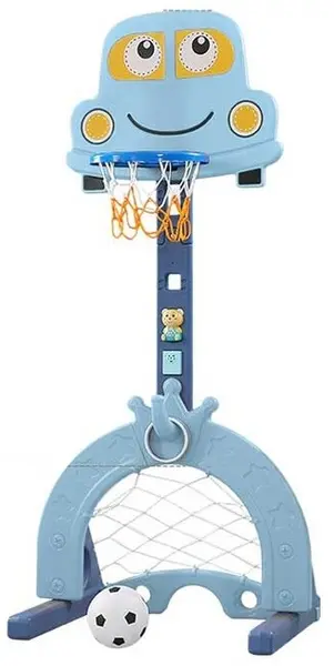 Coș de baschet interactiv Feelkids - 6 în 1, albastru