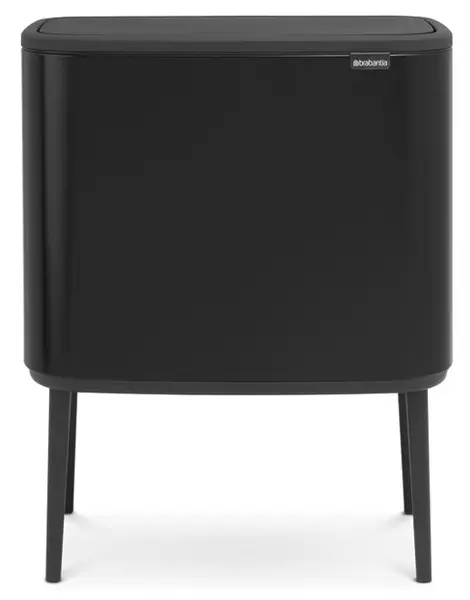 Coș de gunoi Brabantia - Bo Touch, 11 + 23 l, Matt Black