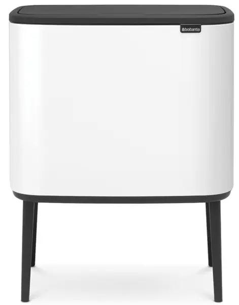 Coș de gunoi Brabantia - Bo Touch, 3 x 11 l, White