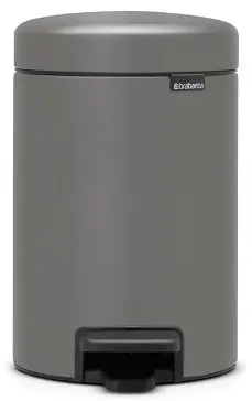 Coș de gunoi Brabantia - NewIcon, 3 l, Mineral Concrete Grey