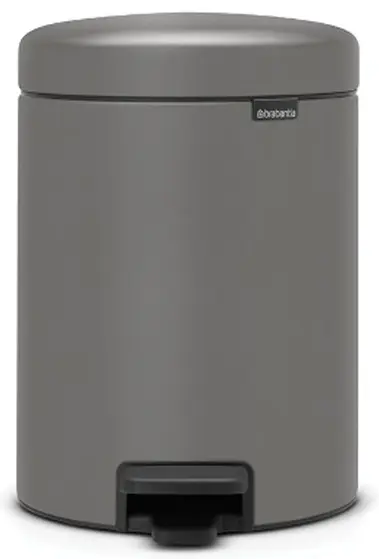 Coș de gunoi Brabantia - NewIcon, 5 l, Mineral Concrete Grey