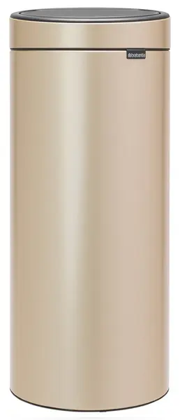 Coș de gunoi Brabantia - Touch Bin New, 30 l, Champagne