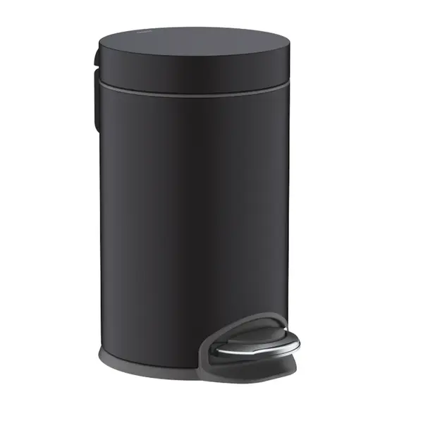 Cos de gunoi cu pedala culoare negru mat Hansgrohe AddStoris 41775670