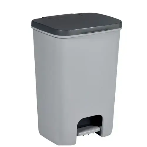 Cos de gunoi cu pedala Curver Essentials 40L, Gri