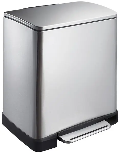 Coș de gunoi EKO Europe - E-Cube, 30 l, crom mat