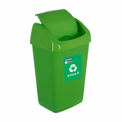 Cos de gunoi pentru recilare Heinner HR-AL-35V, ECO 35 L (Verde)