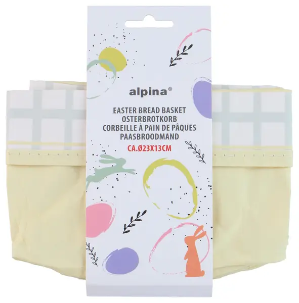 Coș de Paște/coș de pâine Alpina - Ø23 х 13 cm