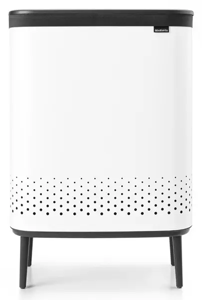 Coș de rufe Brabantia - Bo 2x45L, alb