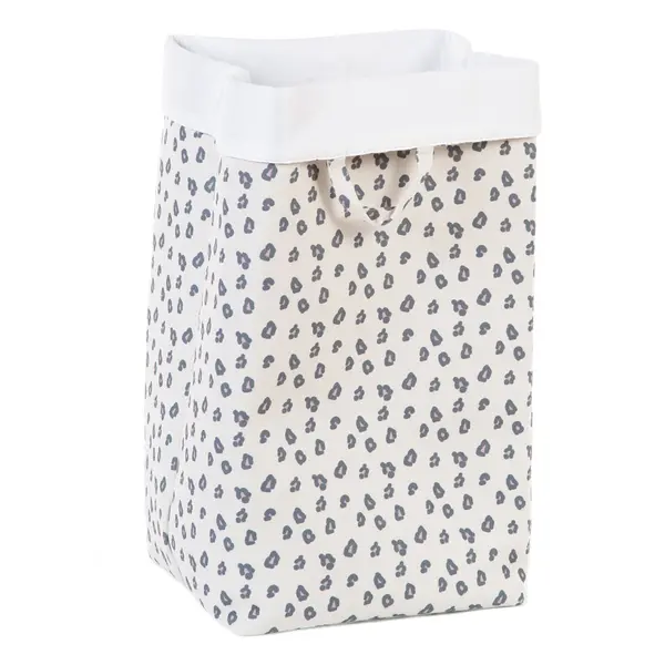 Cos depozitare panza Childhome 32x32x60 cm Leopard