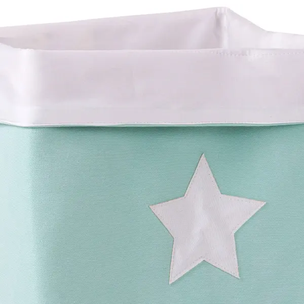 Cos depozitare panza Childhome 32x32x60 cm menta