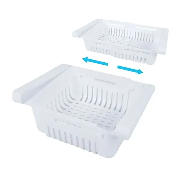 Cos extensibil depozitare pentru frigider,plastic,19.5x16x8 cm
