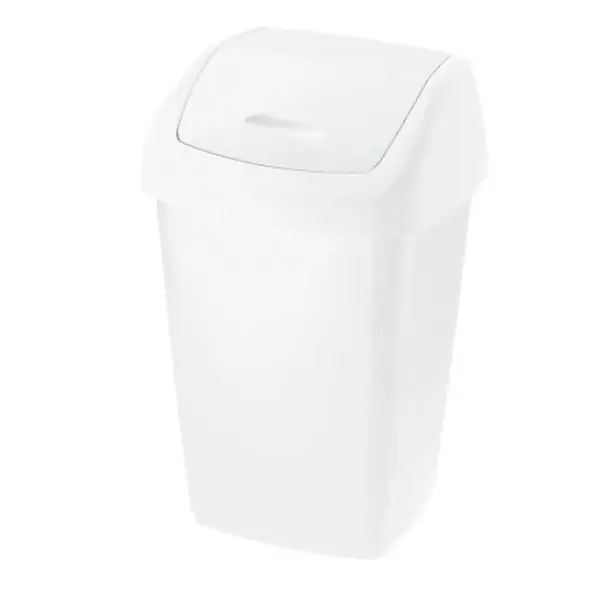 Cos gunoi cu capac batant 15 l Cos gunoi cu capac batant 15 l