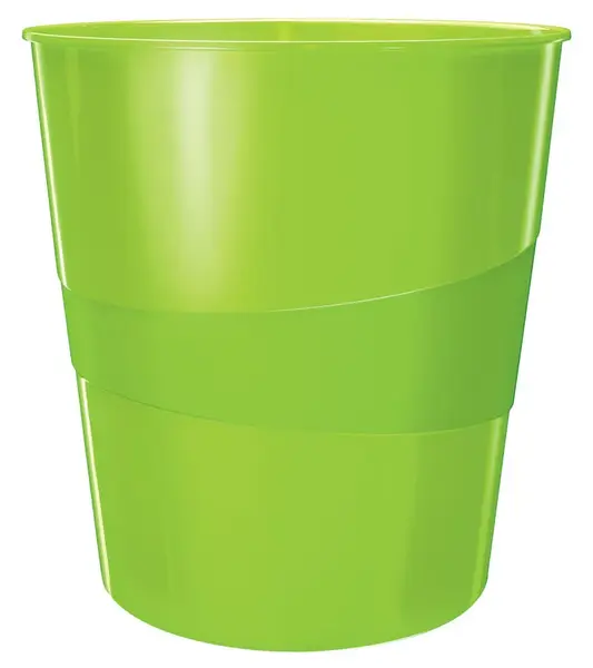 Cos hartie plastic 15 L Leitz WOW lime