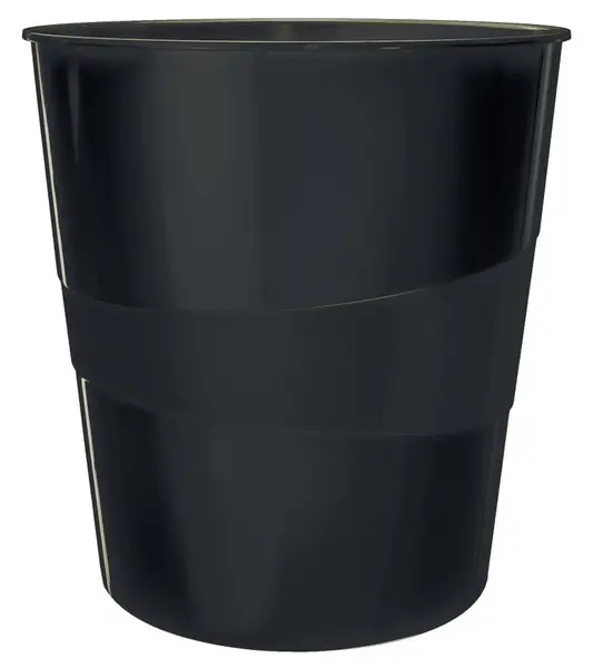 Cos hartie plastic 15 L Leitz WOW negru