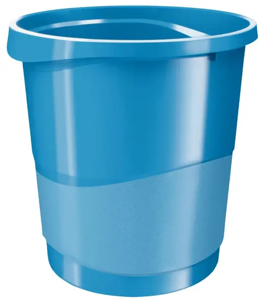 Cos hartie plastic albastru 14 L Esselte Europost Vivida Cos hartie plastic albastru 14 L Esselte Europost Vivida