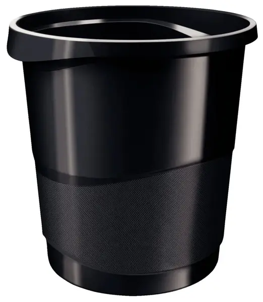 Cos hartie plastic negru 14 L Esselte Europost Vivida Cos hartie plastic negru 14 L Esselte Europost Vivida