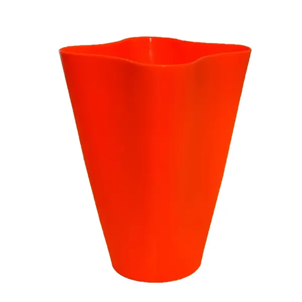 Cos hartie plastic portocaliu metalizat Tu-K-no Cos hartie plastic portocaliu metalizat Tu-K-no