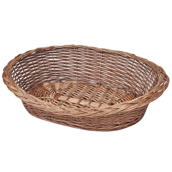 Cos/patut de rachita pentru caini/animale de casa, 50 cm, natural