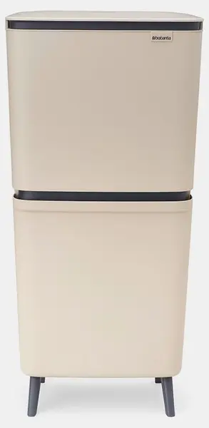 Coș pentru colectare selectivă Brabantia - SortUp Hi, 25+10+10 l, bej