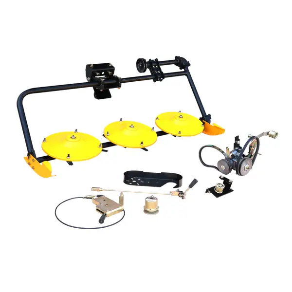 Cositoare Frontala Rotativa Progarden cu 3 Discuri pentru Minitractoare Campo T12 G2, G2.1, V25.1