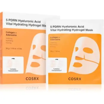 Cosrx 5 PDRN Hyaluronic Acid Vital Hydrating Hydrogel Mask mască intensă cu hidrogel pentru strălucirea și netezirea pielii