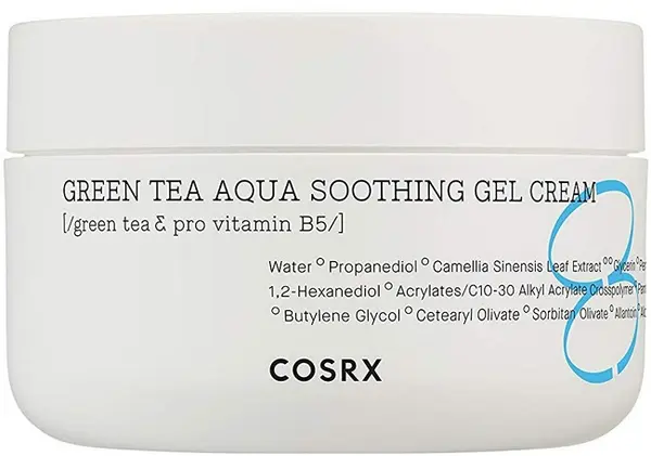 Cosrx Hydrium Gel-cremă liniștitoare pentru față Green Tea Aqua, 50 ml