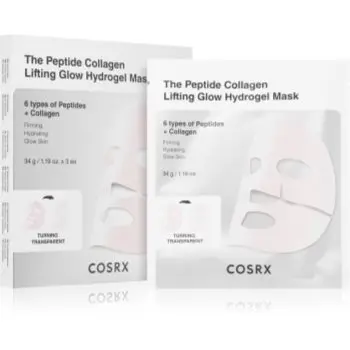 Cosrx The Peptide Collagen Lifting Glow Hydrogel Mask masca faciala pentru fermitate cu efect de hidratare