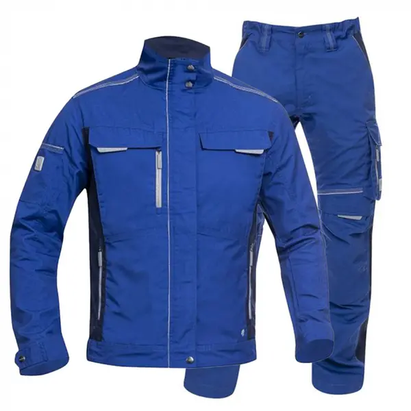Costum albastru cu pantaloni de lucru, hidrofobizat, URBAN+ 2XL, 46, ALBASTRU