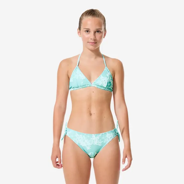 Costum de baie 2 piese Tania Paradise Albastru Aqua Fete