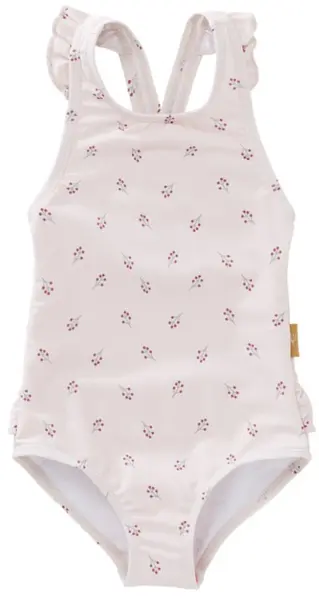 Costum de baie dintr-o singură piesă pentru copii cu protecție UV 50+ Fresk - Berries, 110 -116 cm