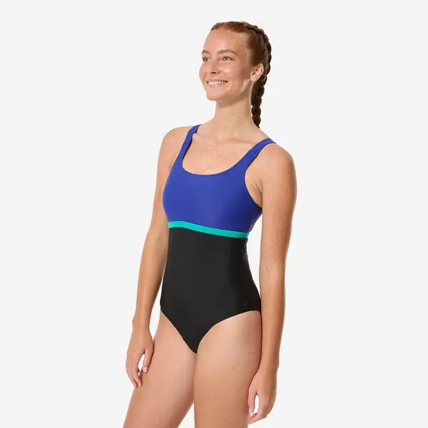 Costum de baie întreg înot Heva Ii Negru-Albastru Damă