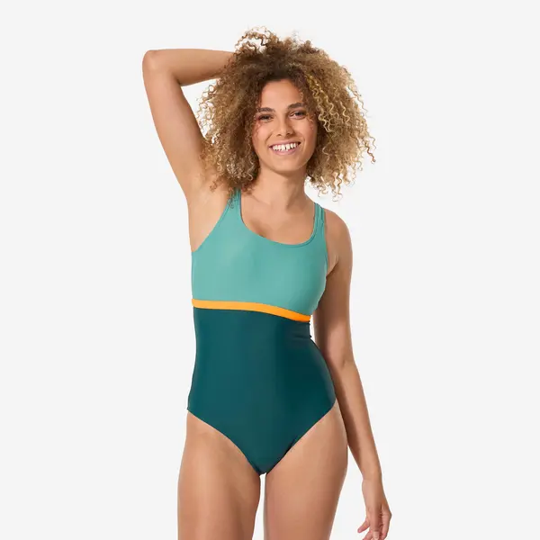 Costum de baie întreg înot Heva Li Albastru turcoaz Damă
