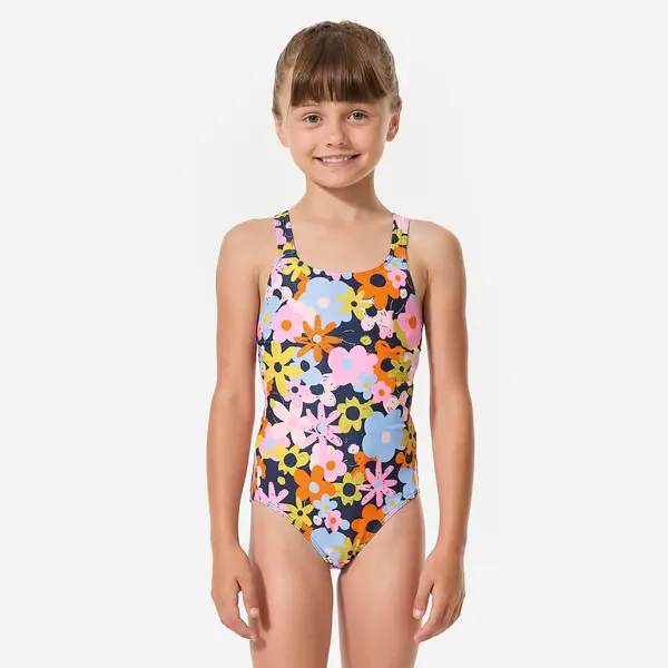 Costum de baie întreg înot Vega Crin Bleumarin Fete Copii