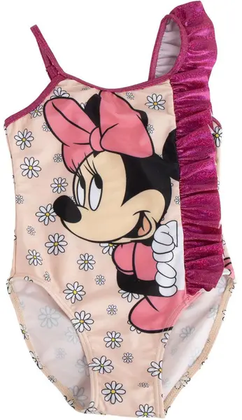 Costum de baie întreg pentru copii Cerda - Minnie Mouse, cu decorațiune, 4 ani
