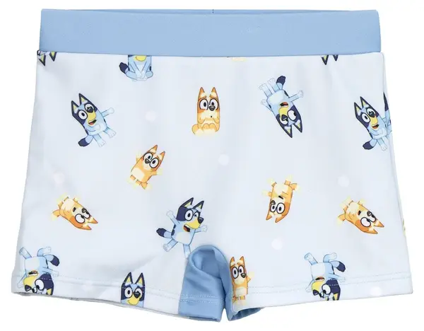 Costum de baie pentru copii tip boxeri Cerda - Bluey, 3 ani, albastru deschis