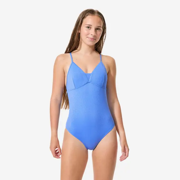Costum de baie surf întreg bretele încrucișate Caly Zuma Albastru Fete