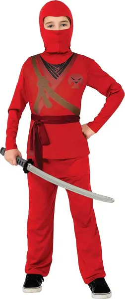 Costum de carnaval - Ninja Rosu