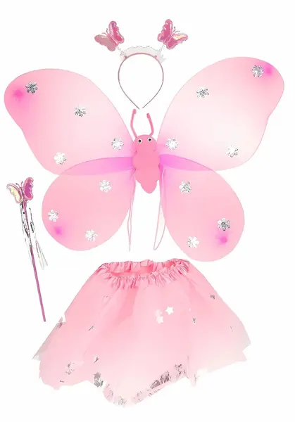 Costum de carnaval pentru copii Toi Toys - Butterfly, cu aripi