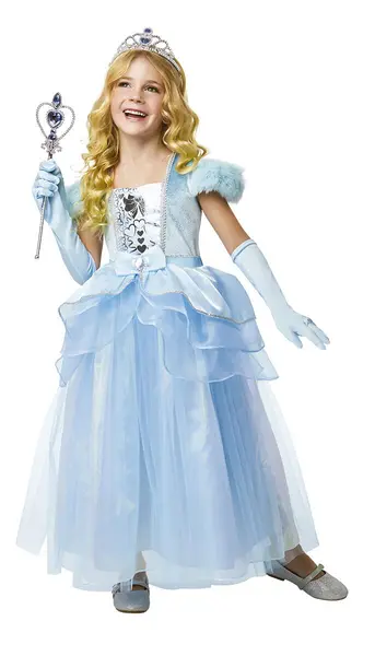 Costum de carnaval - Printesa (bleu)