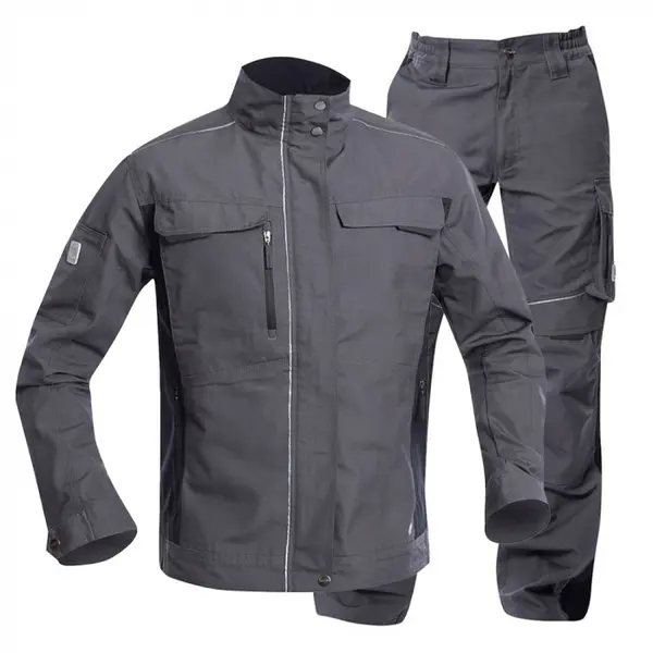 Costum gri inchis cu pantaloni de lucru, hidrofobizat, URBAN+ M, 46, GRI-ÎNCHIS