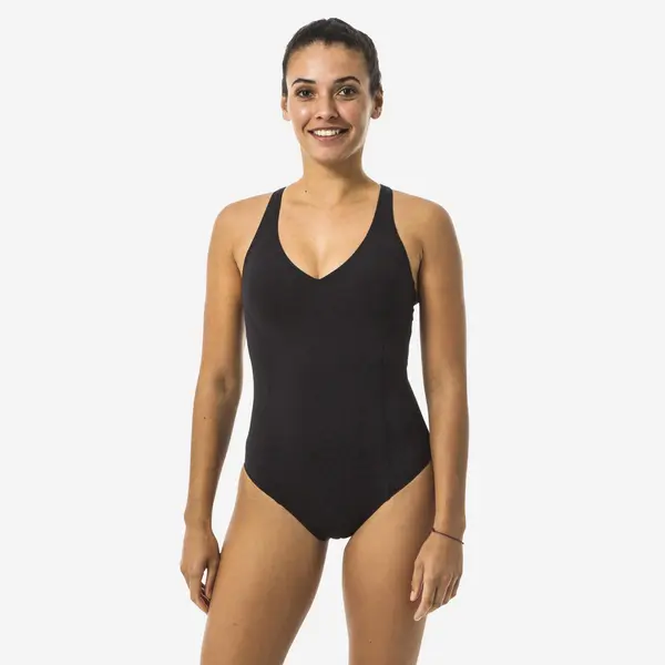 Costum întreg înot Pearl Negru Damă